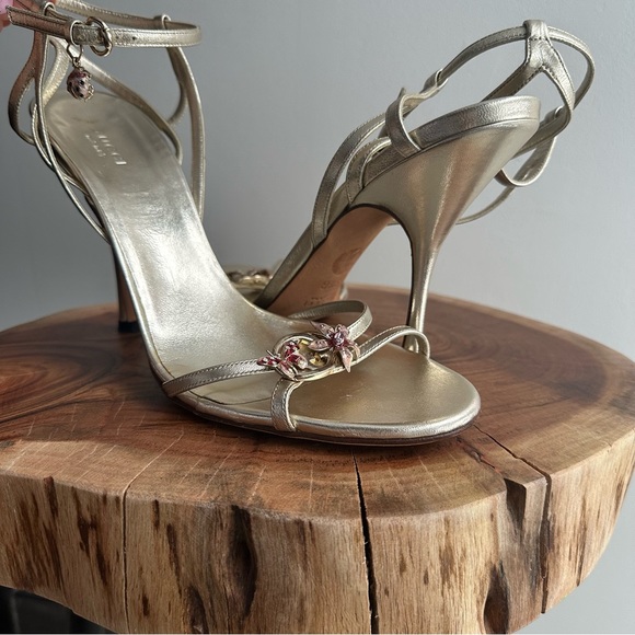 Gucci Limited Edition Runway heels sandals - Picture 3 of 11